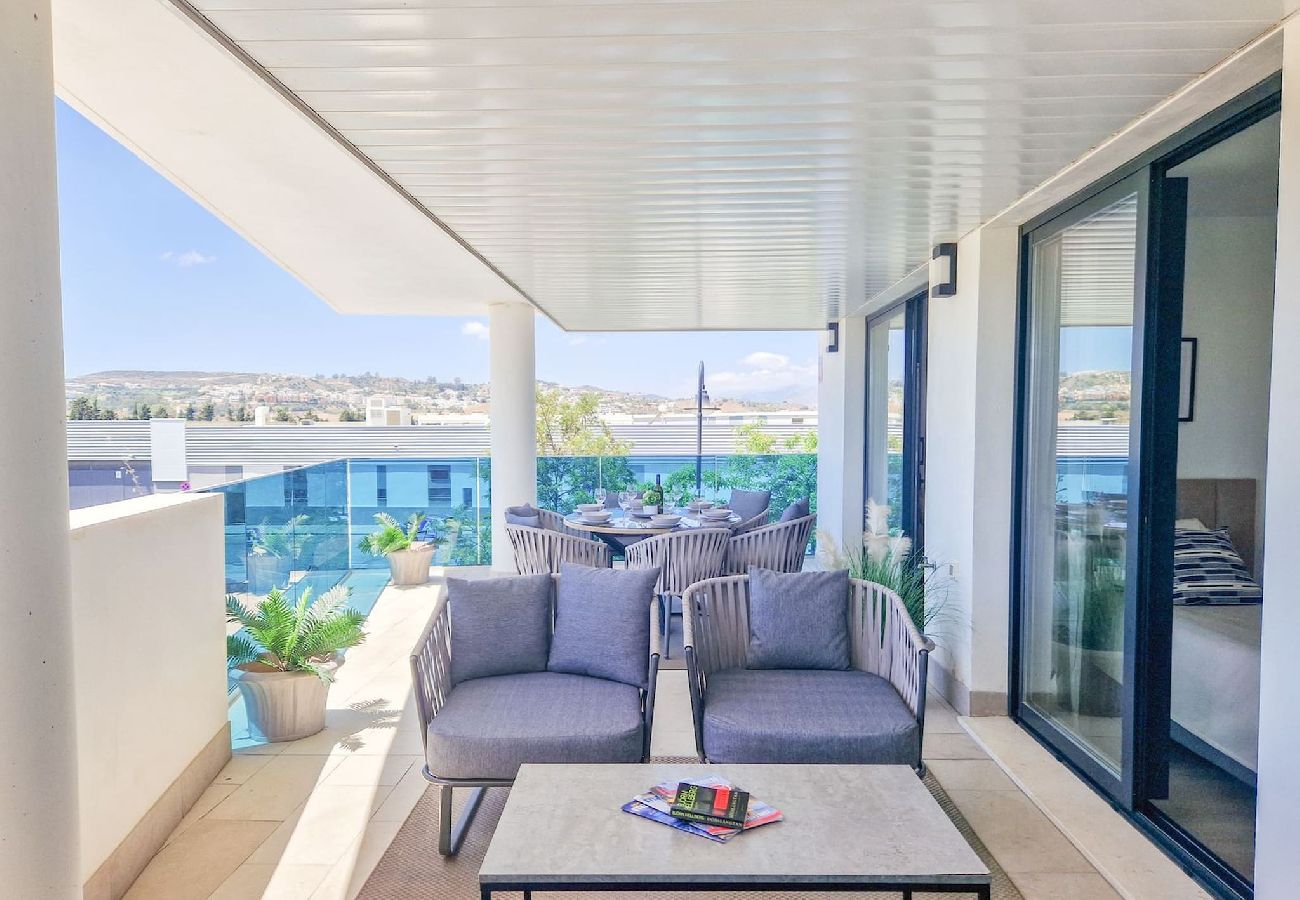 Apartamento en Mijas Costa - Moderno apartamento de 2 dormitorios @ Jardines de Las Lagunas