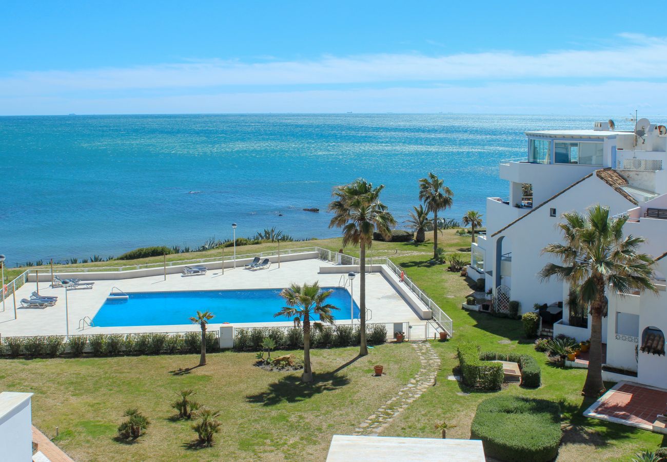 Apartamento en Casares - Ático frente al mar con vistas al mar, Bañera de hidromasaje, Barbacoa