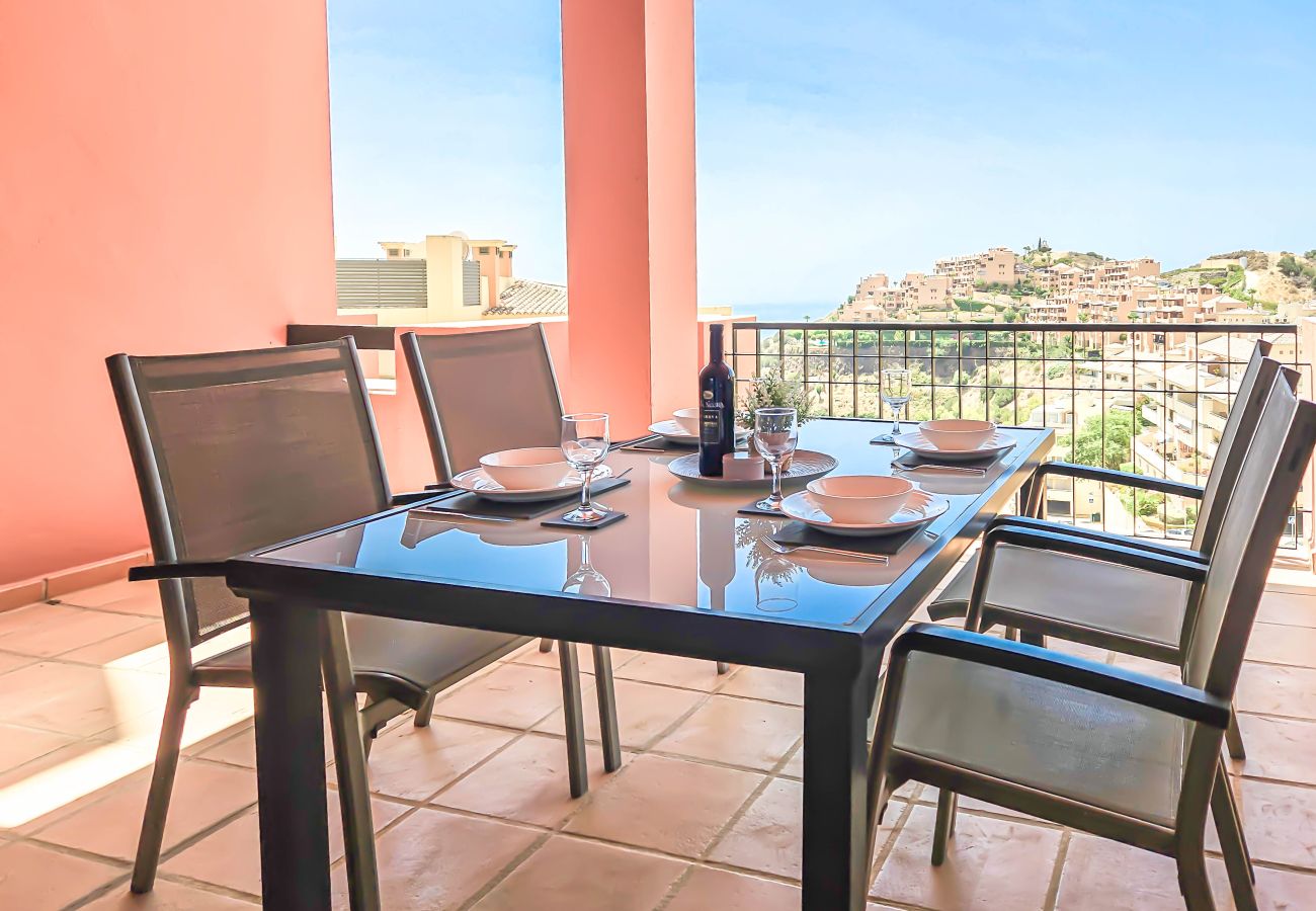 Apartamento en Mijas Costa - Apartamento de dos dormitorios en Calahonda con vistas al mar
