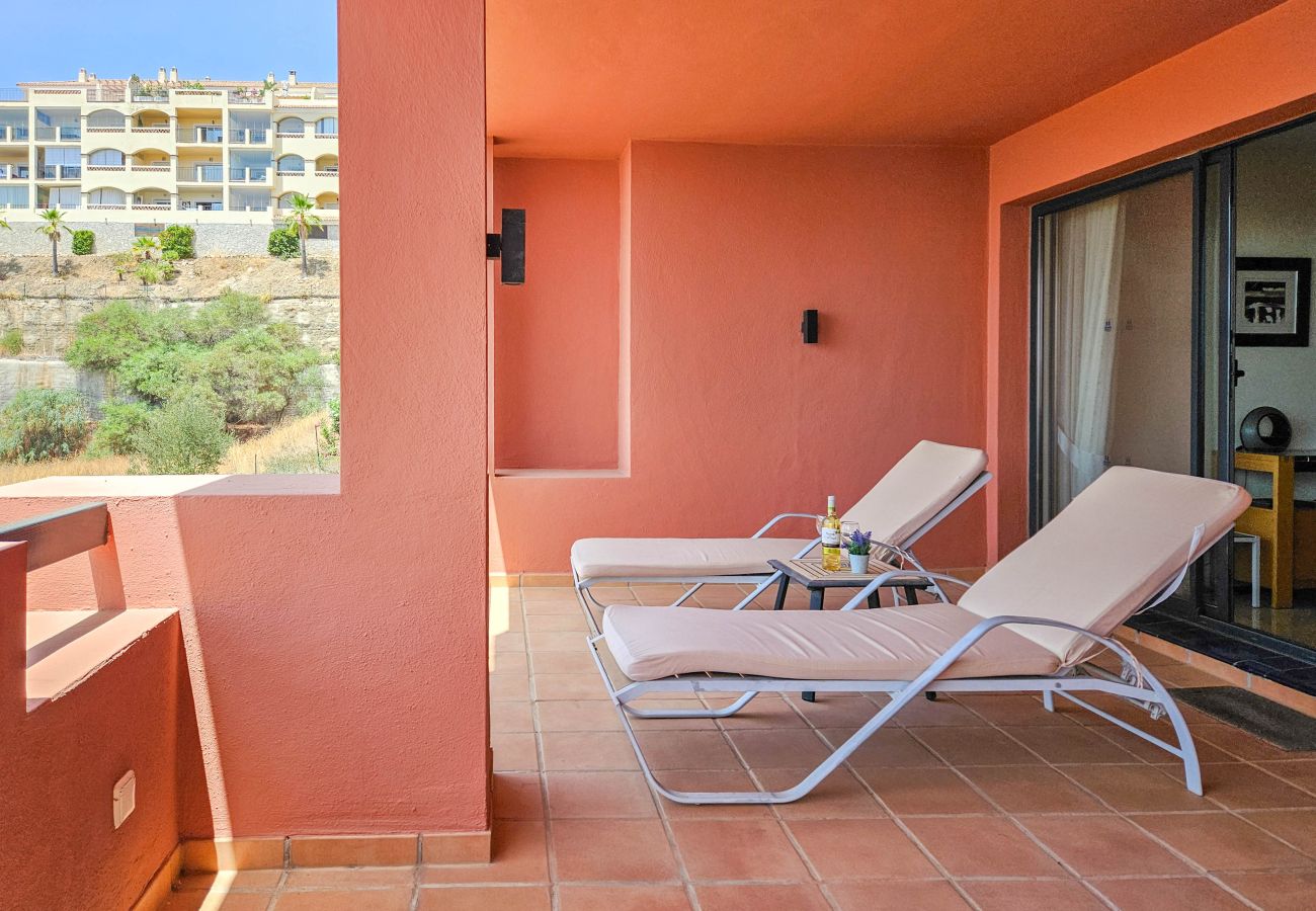 Apartamento en Mijas Costa - Apartamento de dos dormitorios en Calahonda con vistas al mar