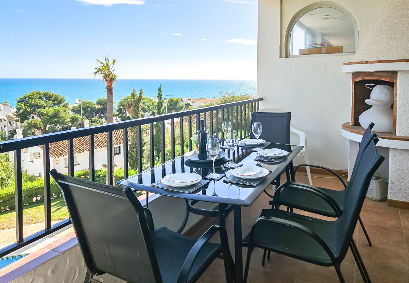 Apartamento en Mijas Costa - Hermosas vistas al mar @ Torrenueva cerca de La Cala