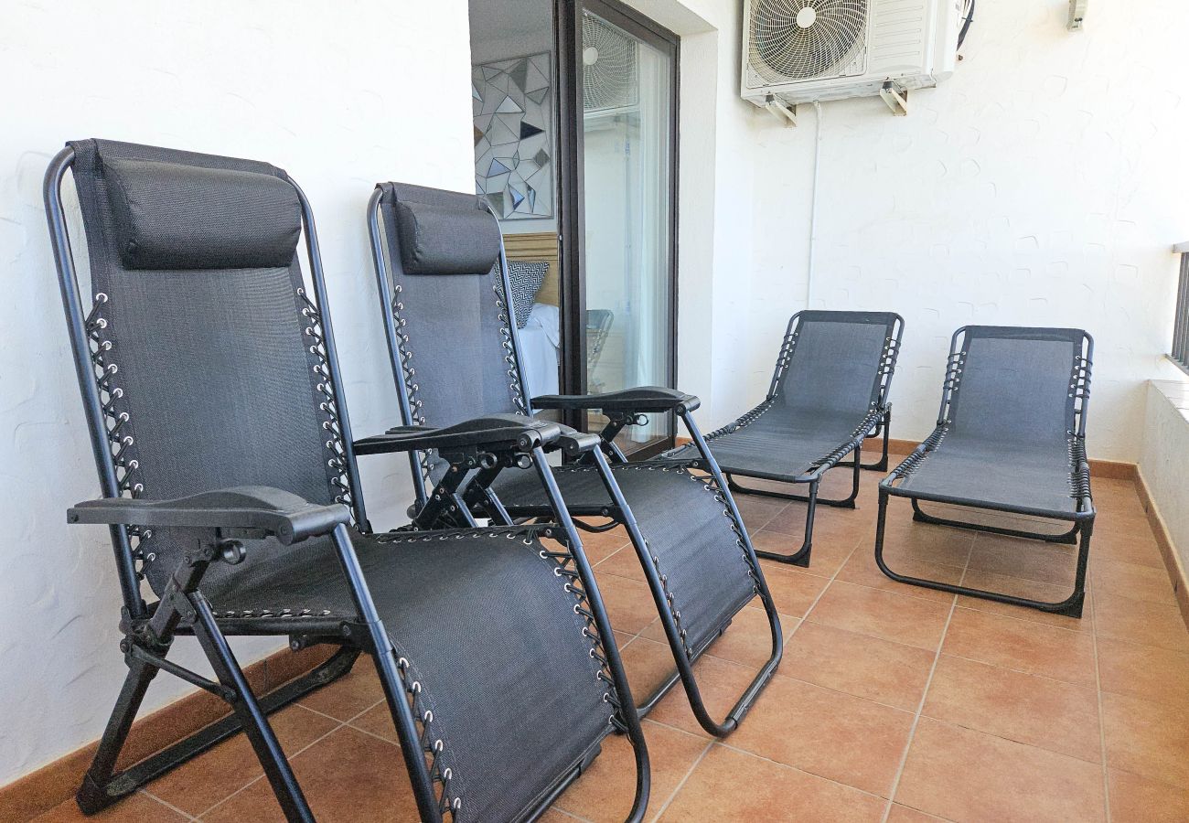 Apartamento en Mijas Costa - Hermosas vistas al mar @ Torrenueva cerca de La Cala