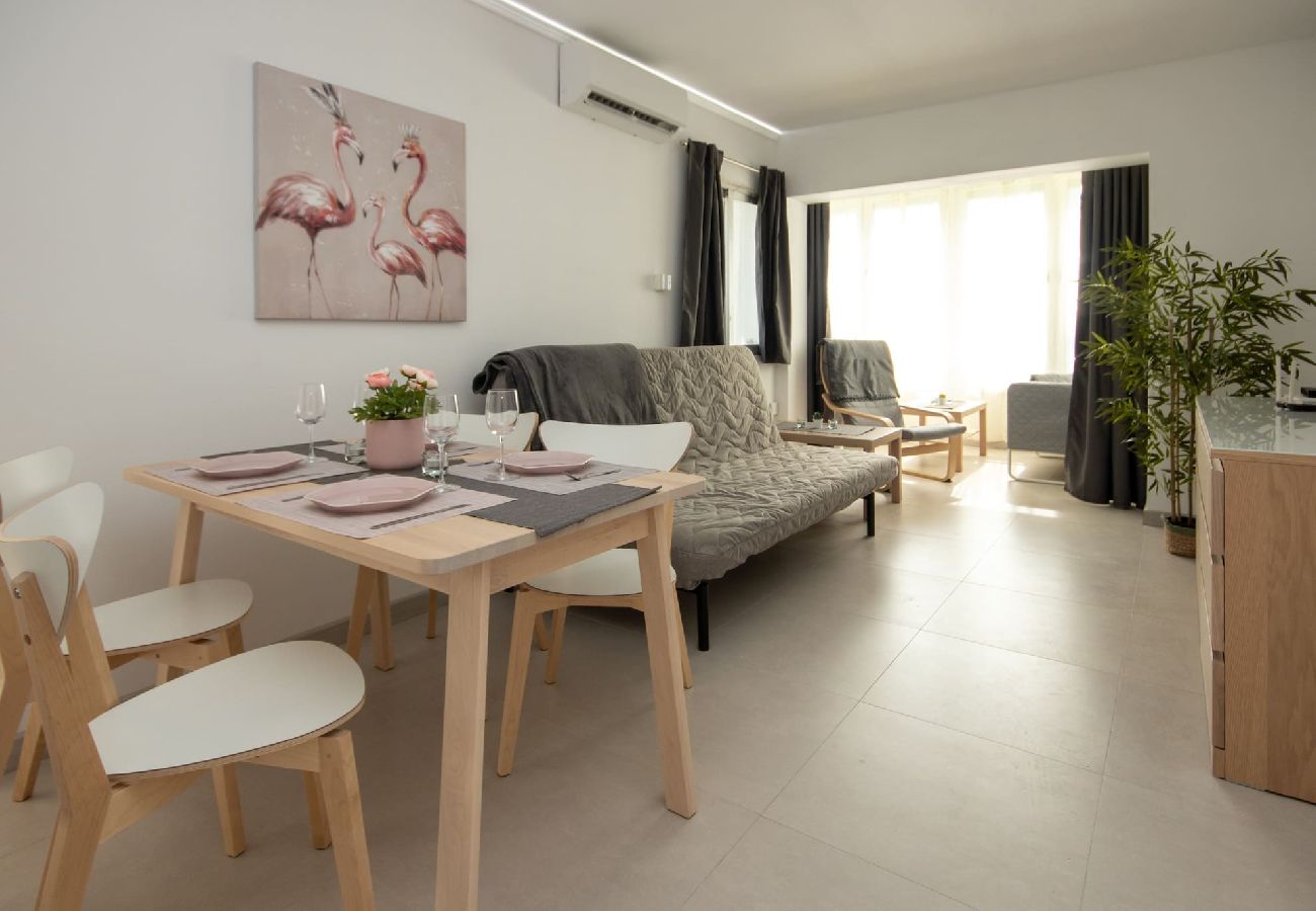 Apartamento en Mijas Costa - Apartamento con jardín Rocas del Mar, Riviera del Sol