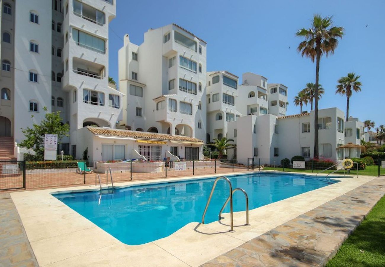 Apartamento en Mijas Costa - Apartamento con jardín Rocas del Mar, Riviera del Sol