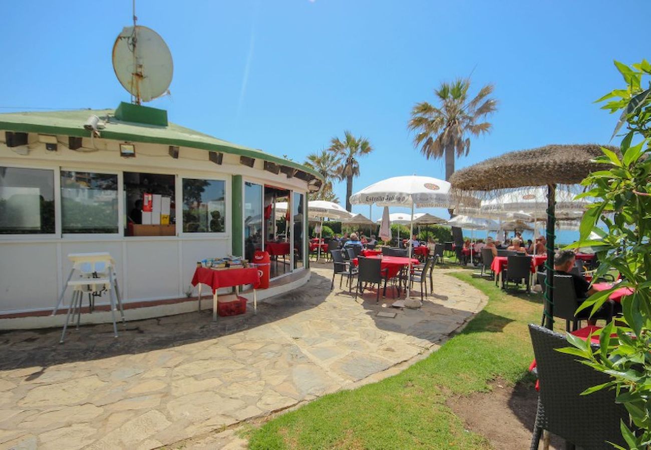 Apartamento en Mijas Costa - Apartamento con jardín Rocas del Mar, Riviera del Sol