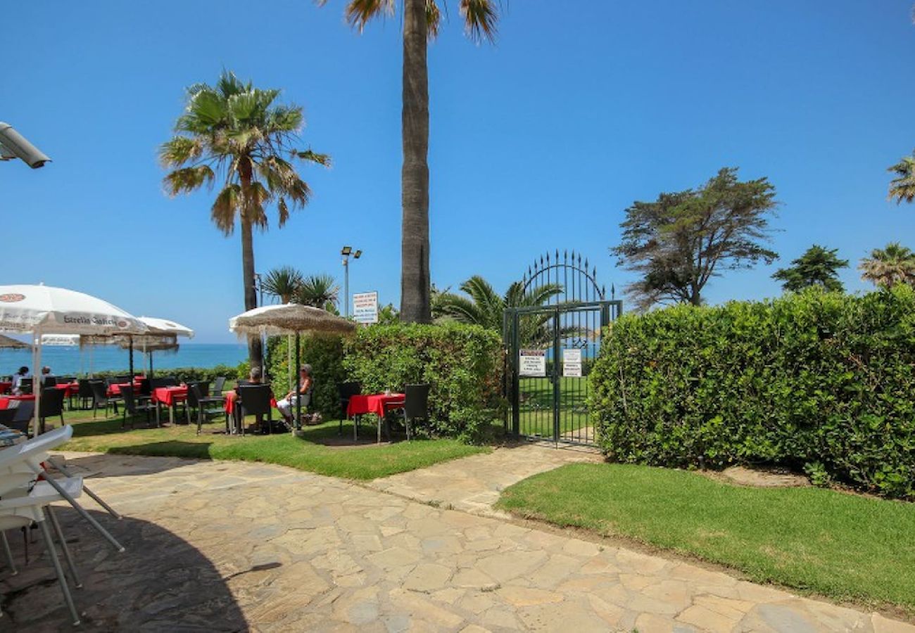 Apartamento en Mijas Costa - Apartamento con jardín Rocas del Mar, Riviera del Sol