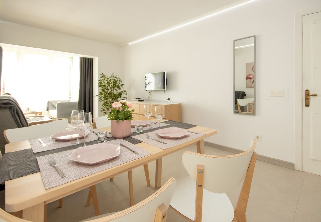 Apartamento en Mijas Costa - Apartamento con jardín Rocas del Mar, Riviera del Sol