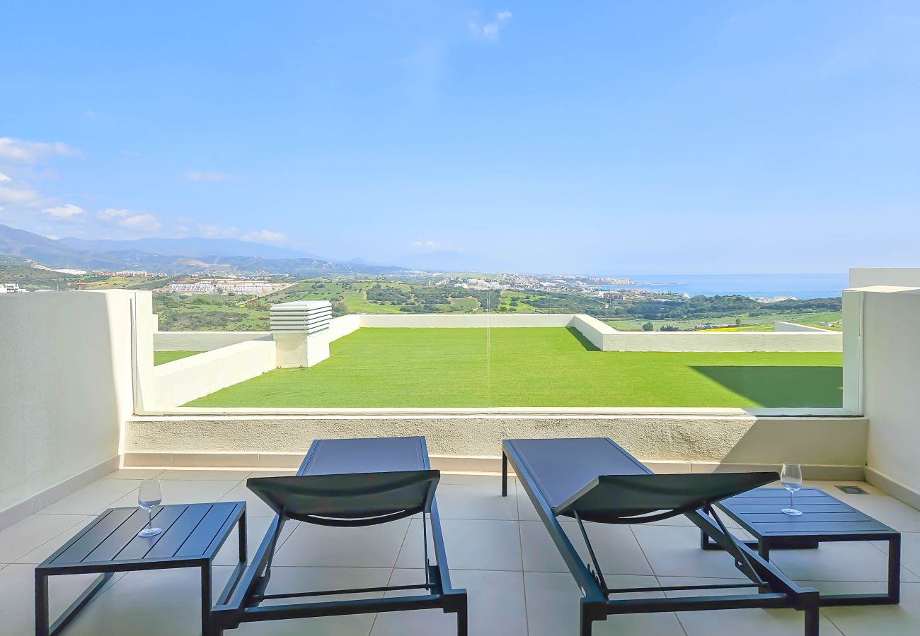 Apartamento en Casares - Moderno apartamento de 2 dormitorios en planta baja Finca Cortesin
