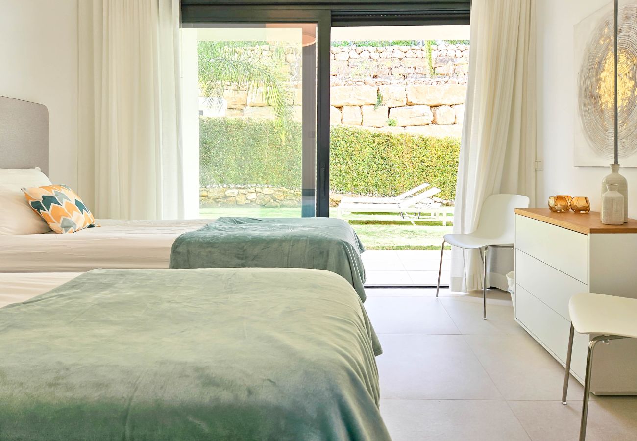 Apartamento en Casares - Moderno apartamento de 2 dormitorios en planta baja Finca Cortesin