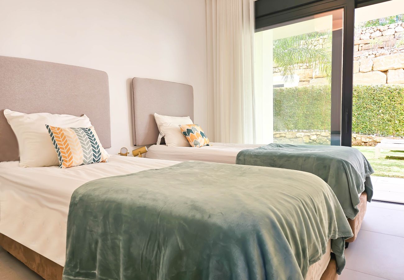 Apartamento en Casares - Moderno apartamento de 2 dormitorios en planta baja Finca Cortesin