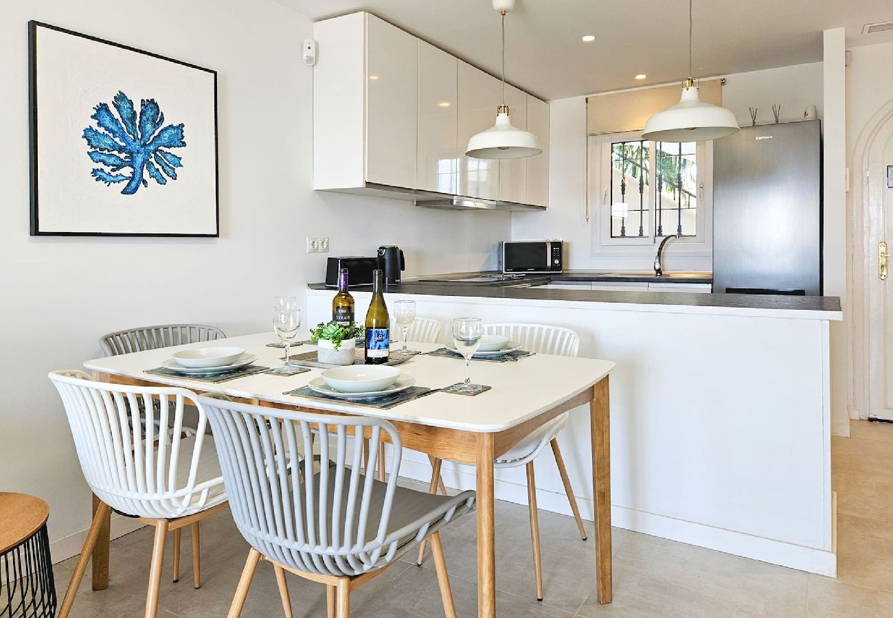Apartamento en Mijas Costa - Moderno apartamento de 2 dormitorios Riviera cerca de la playa