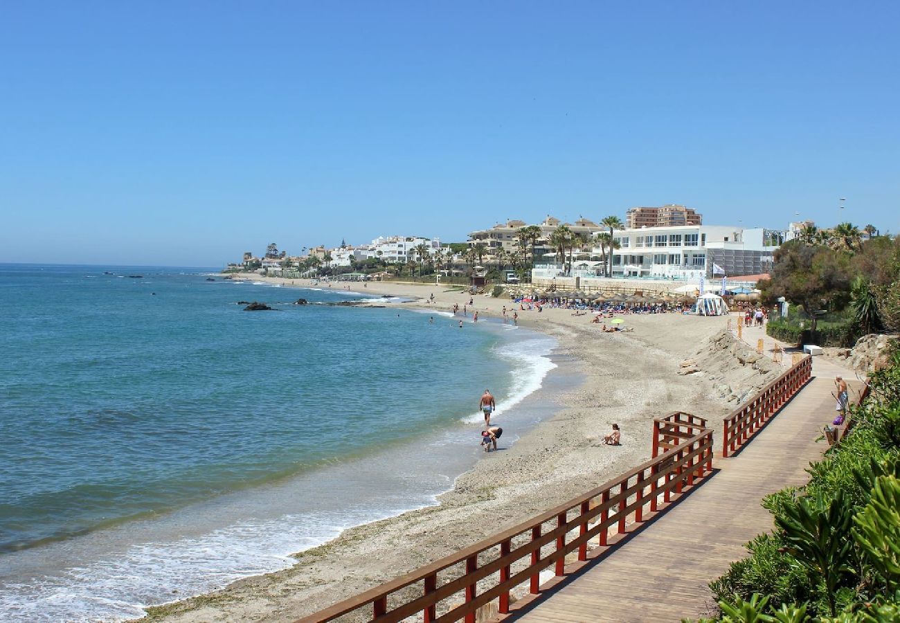 Apartamento en Mijas Costa - Moderno apartamento de 2 dormitorios Riviera cerca de la playa