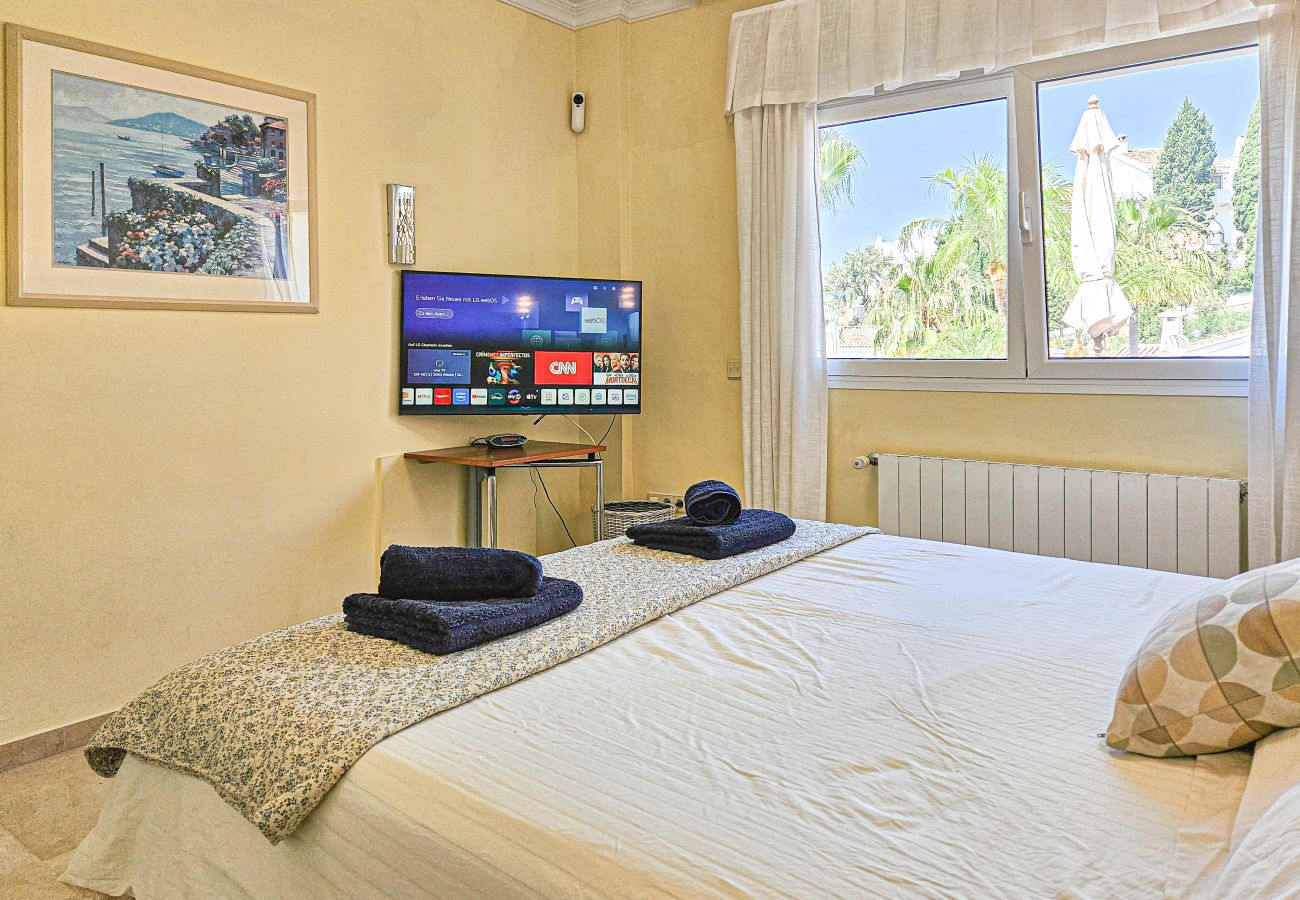 Villa en Mijas Costa - Villa de 3 dormitorios con vistas al mar y piscina privada