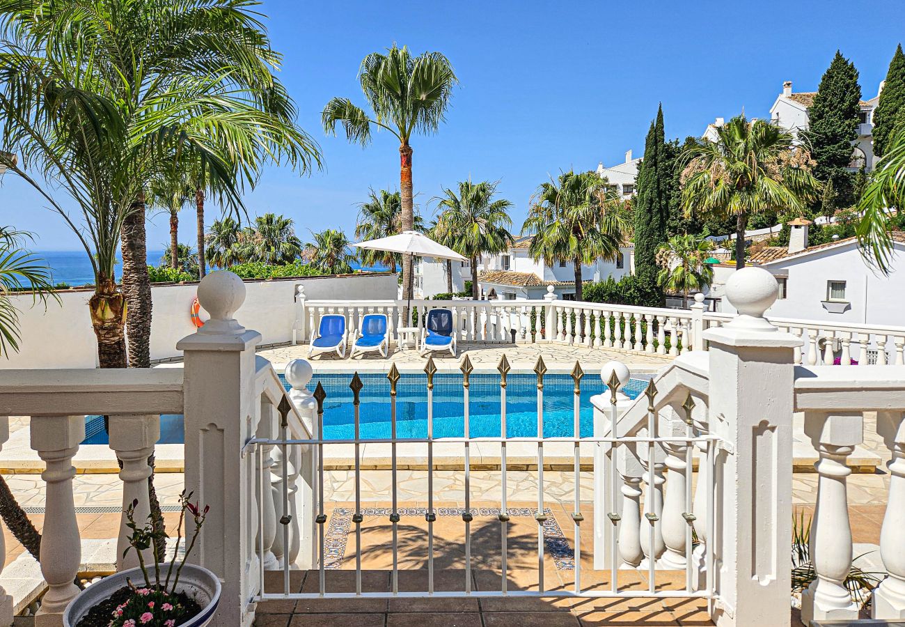 Villa en Mijas Costa - Villa de 3 dormitorios con vistas al mar y piscina privada