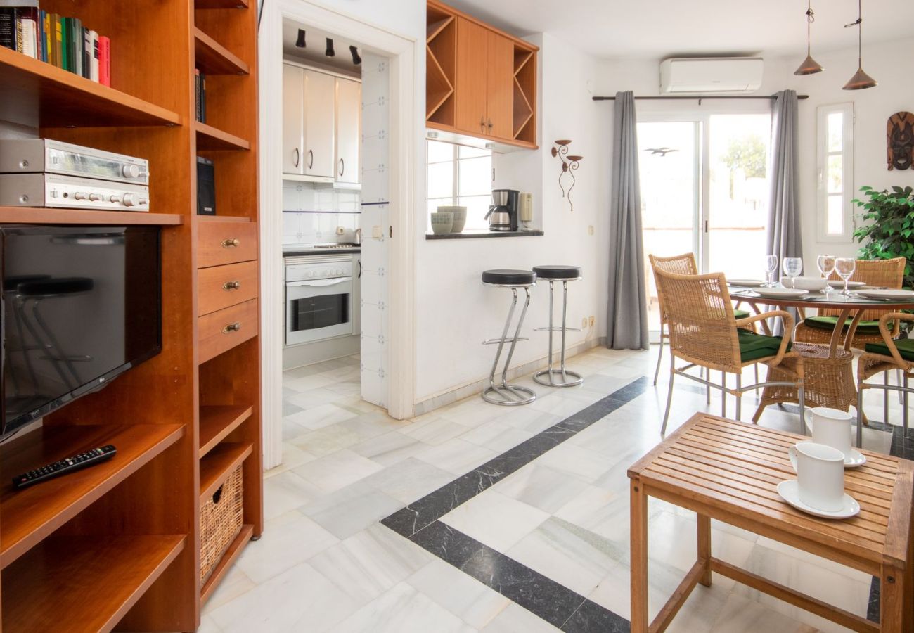 Apartamento en Mijas Costa - Apartamento de un dormitorio en alquiler en Mijas Costa