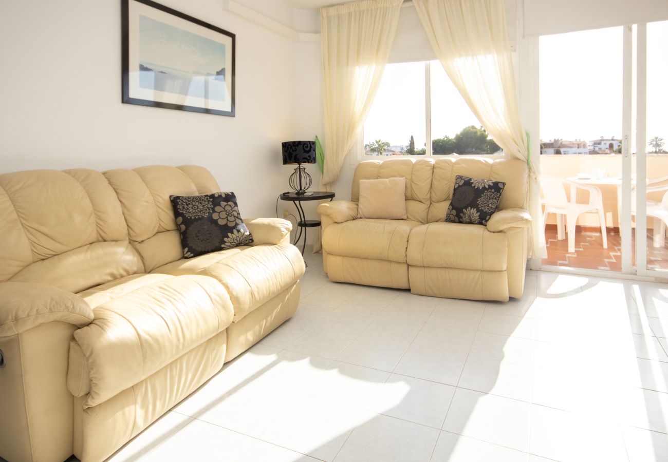 Apartamento en Mijas Costa - Apartamento de 2 dormitorios en alquiler vacacional a 600m de la playa