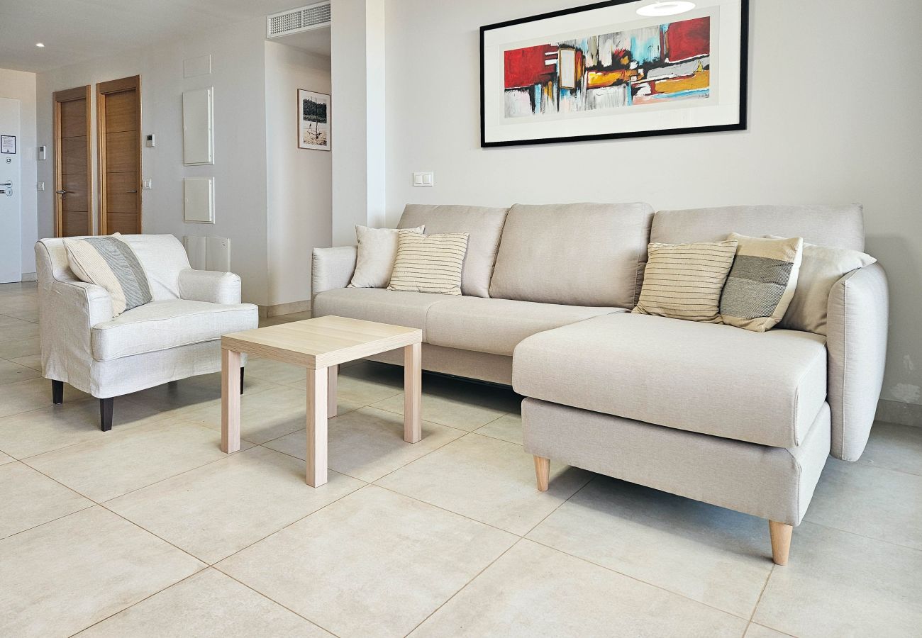 Apartamento en La Cala de Mijas - Apartamento de dos dormitorios frente a la piscina