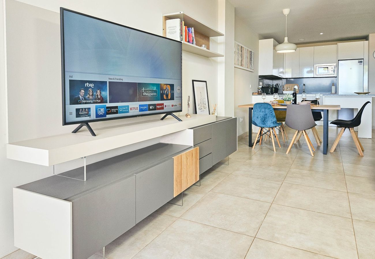 Apartamento en La Cala de Mijas - Apartamento de dos dormitorios frente a la piscina