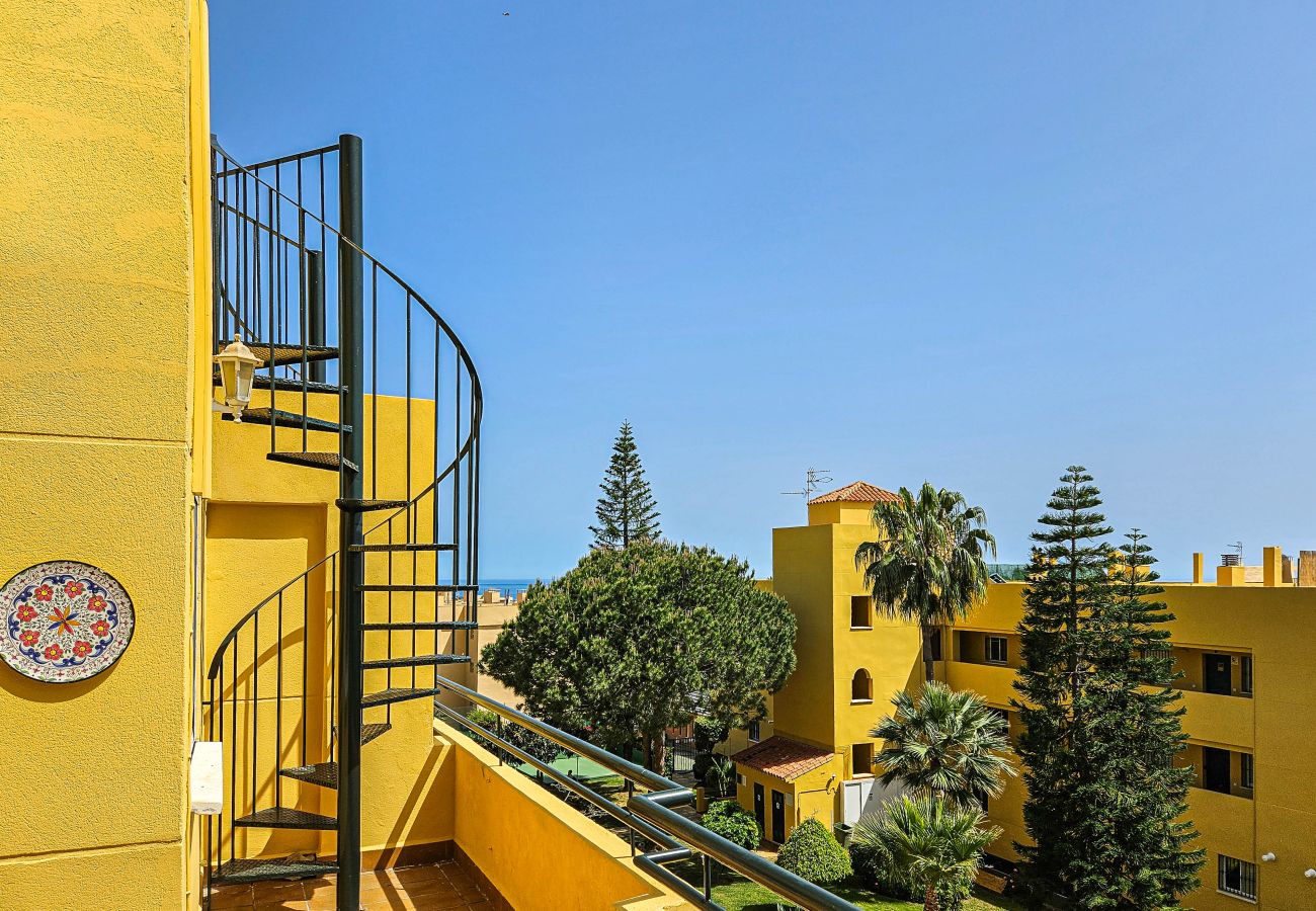 Apartamento en Mijas Costa - Apartamento ático de 2 dormitorios con vistas al mar.