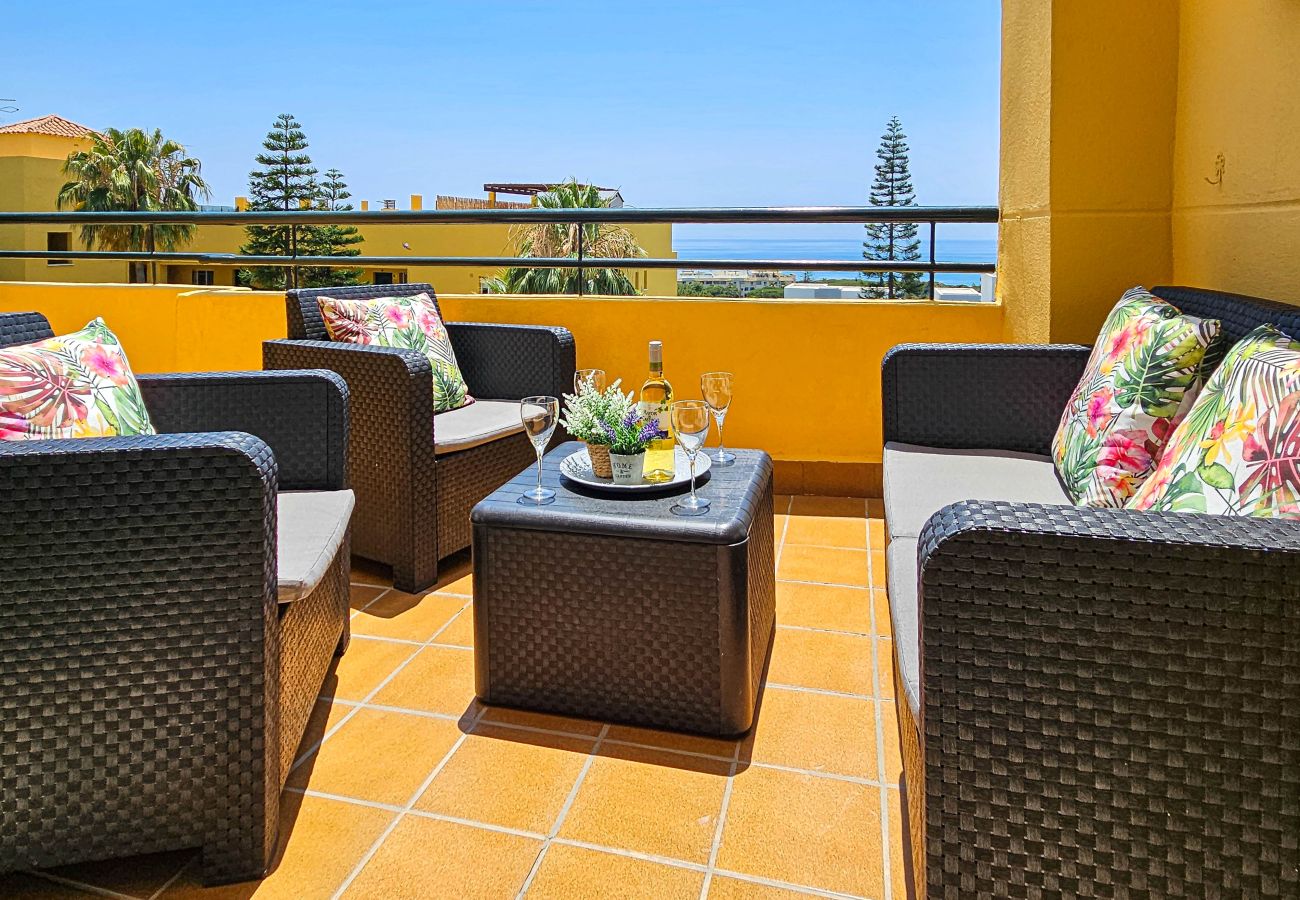 Apartamento en Mijas Costa - Apartamento ático de 2 dormitorios con vistas al mar.