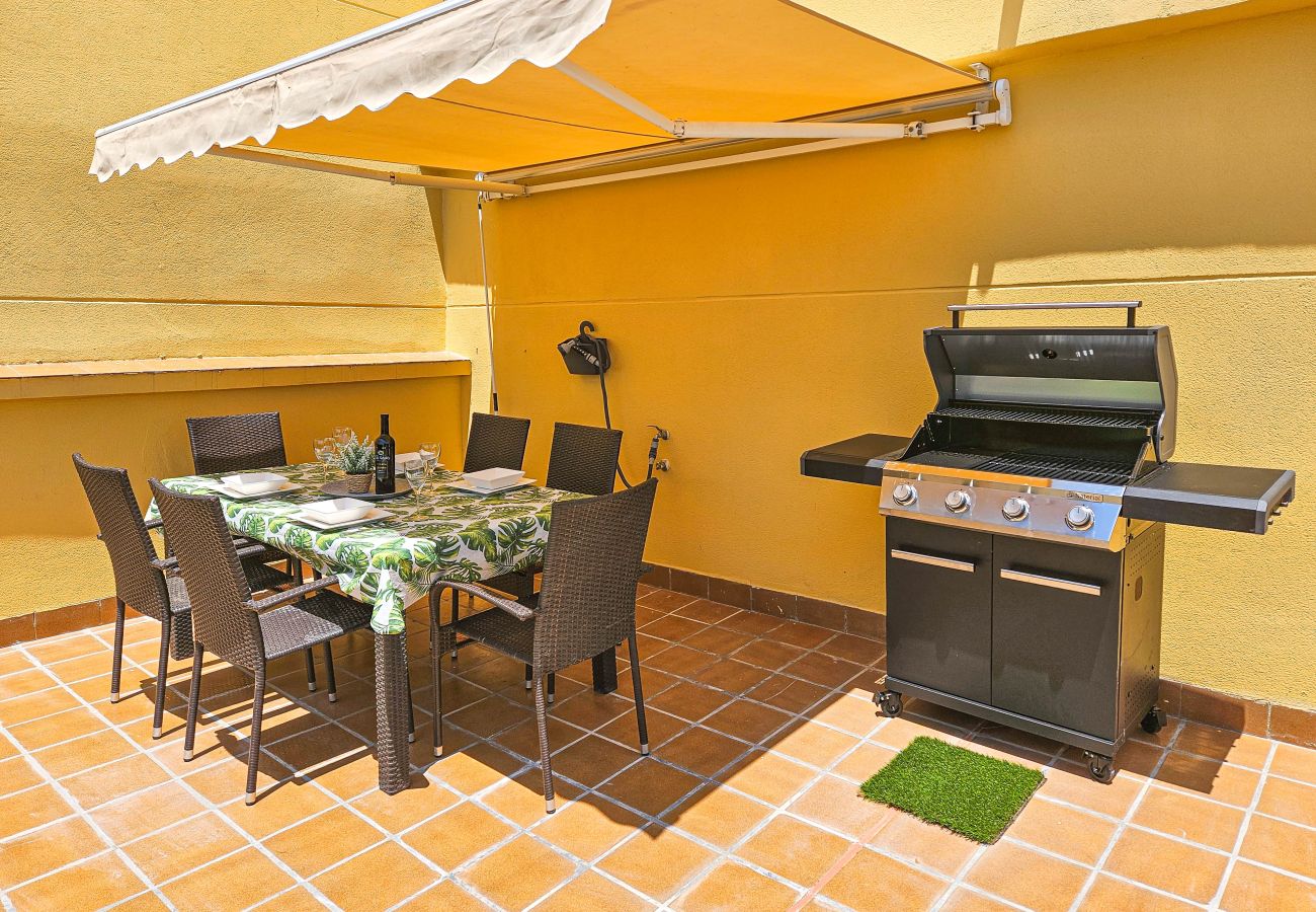 Apartamento en Mijas Costa - Apartamento ático de 2 dormitorios con vistas al mar.