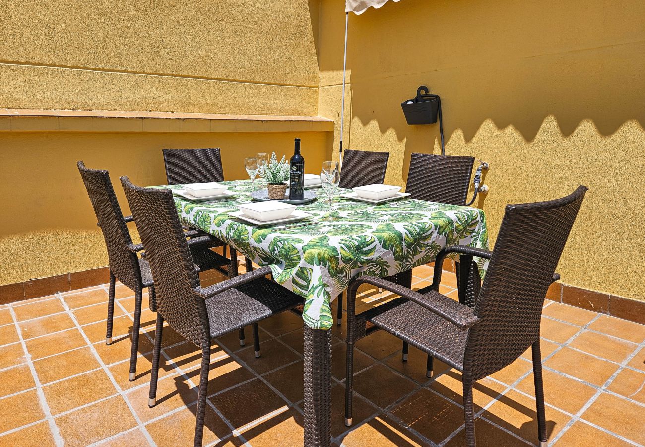 Apartamento en Mijas Costa - Apartamento ático de 2 dormitorios con vistas al mar.