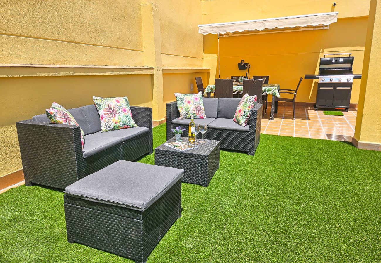 Apartamento en Mijas Costa - Apartamento ático de 2 dormitorios con vistas al mar.