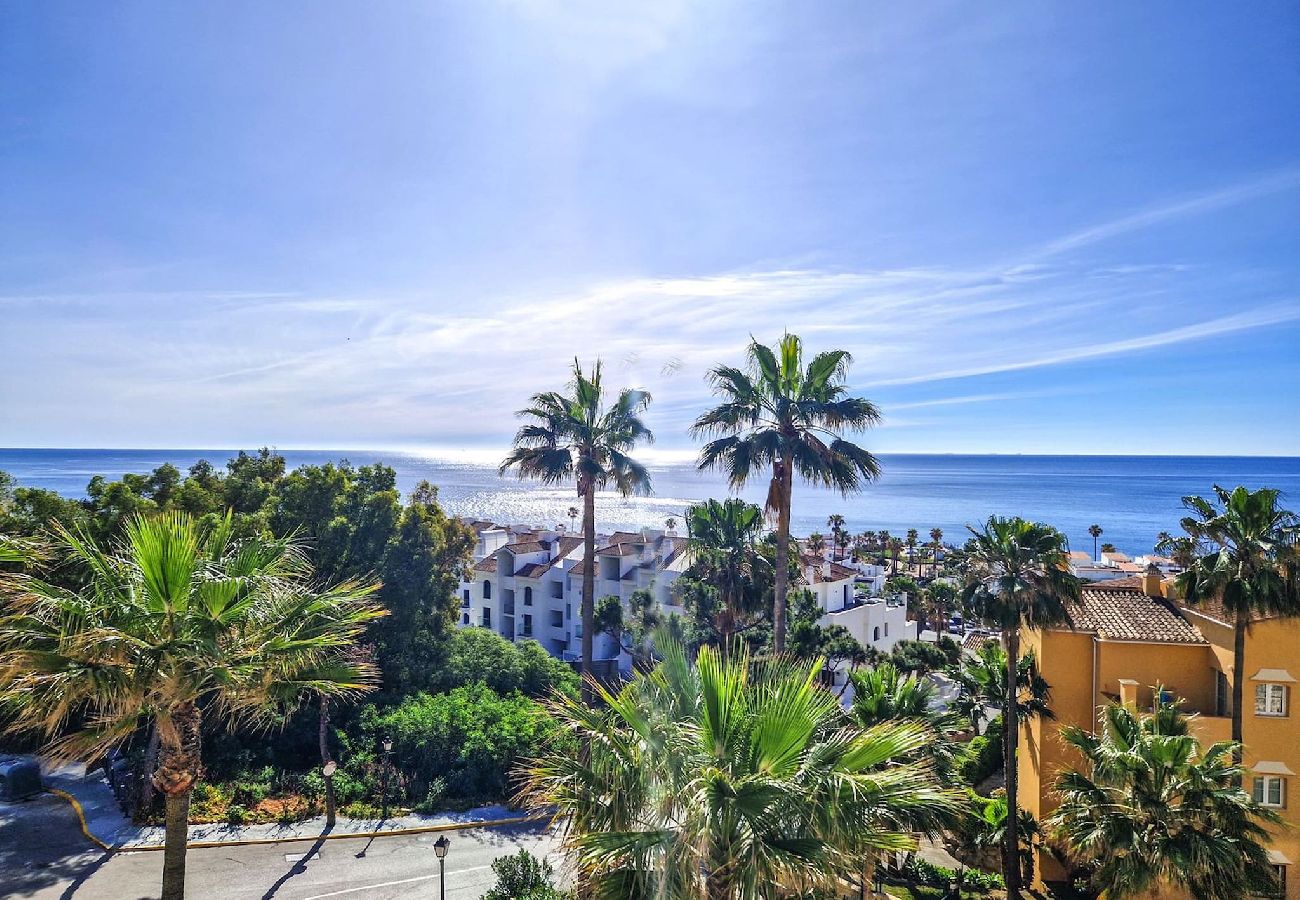 Apartment in Manilva - Beautiful 2 Bedroom Blue Suites sea views