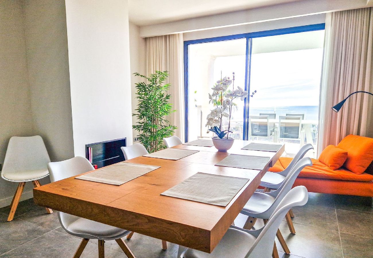 Apartment in Manilva - Beautiful 2 Bedroom Blue Suites sea views