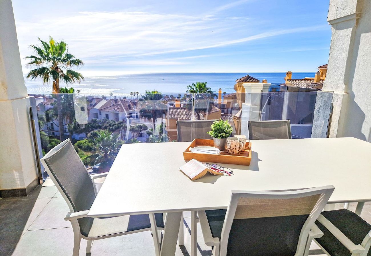 Apartment in Manilva - Beautiful 2 Bedroom Blue Suites sea views