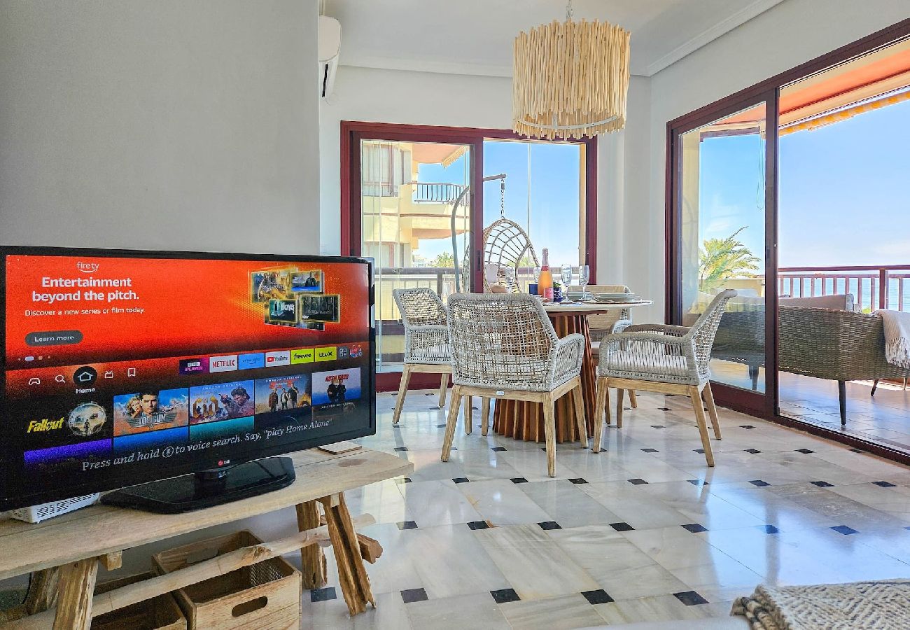 Apartment in Mijas Costa - Beachfront Sea views @ Lubina Sol Riviera del Sol