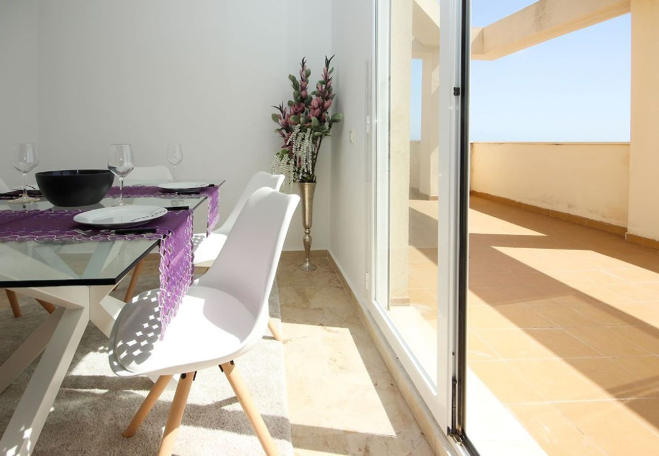 Apartment in San Luis de Sabanillas - Penthouse with Extensive Sunny Roof Terrace 