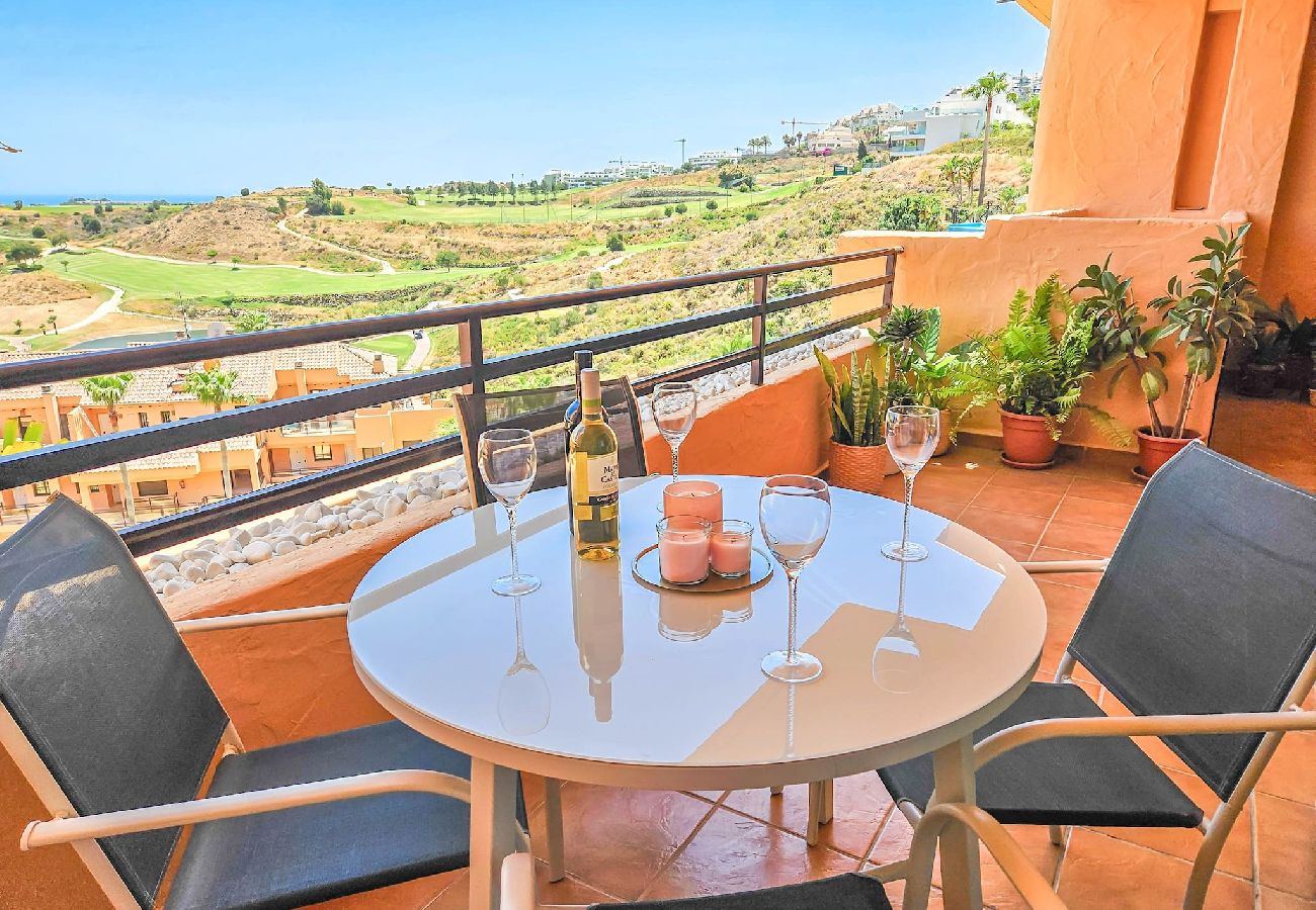 Apartment in Mijas Costa - 5 communal pools & great views @ Calanova Sea Golf