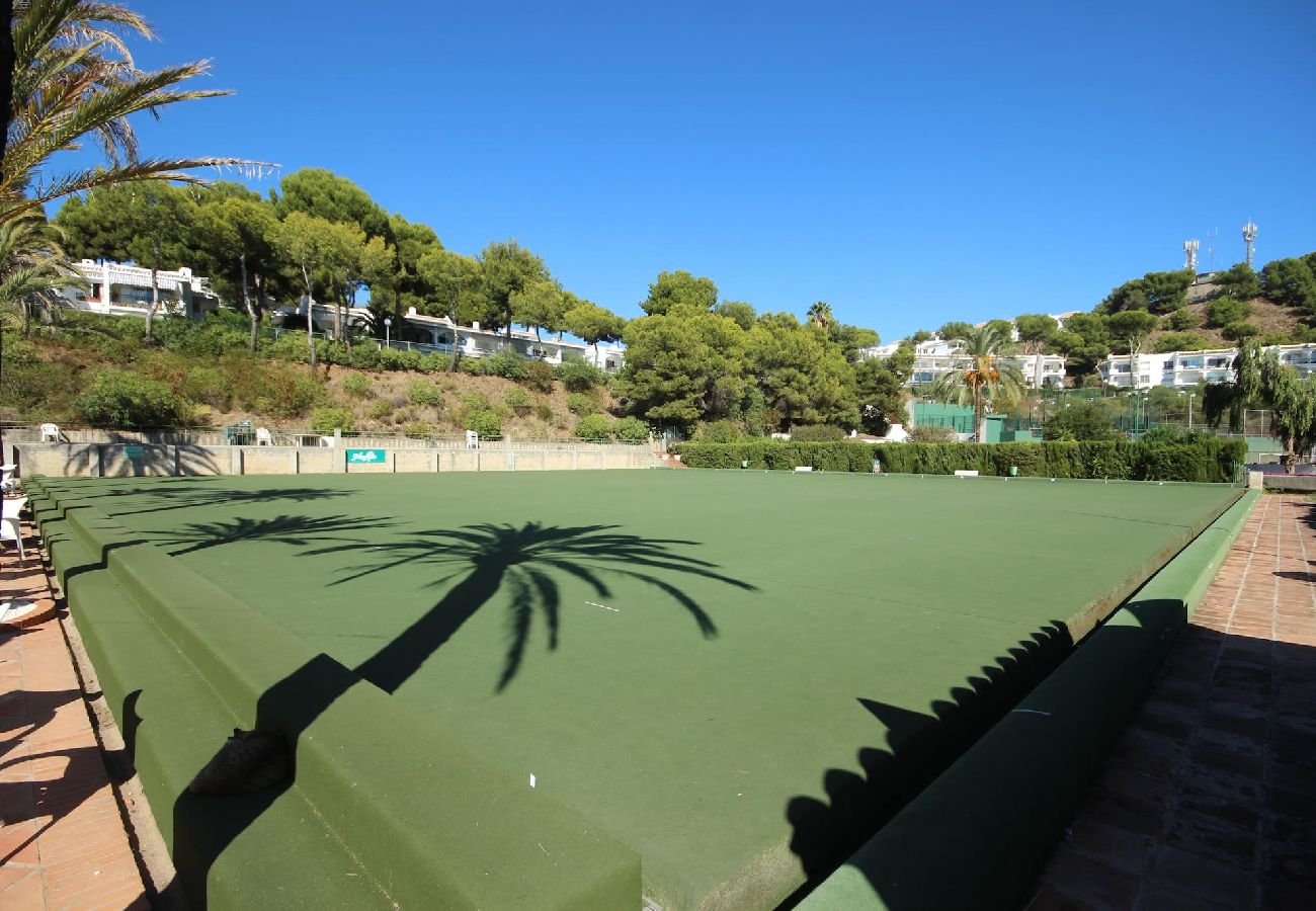 Studio in Mijas Costa - Studio apt, Miraflores with sea and coastal views 