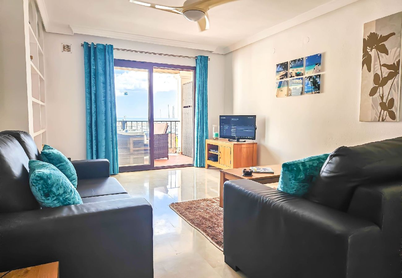 Apartment in Manilva - Overlooking Puerto de Duquesa marina 