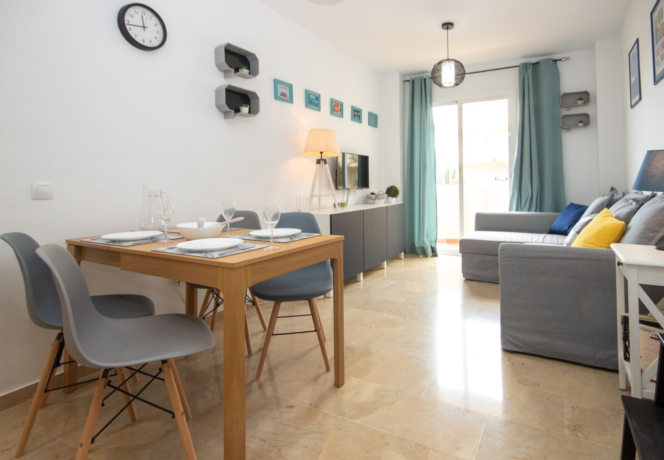 Apartment in Manilva - 2 Bedroom Ground Floor Apartment Alboran Hills,  Aldea Beach, Manilva