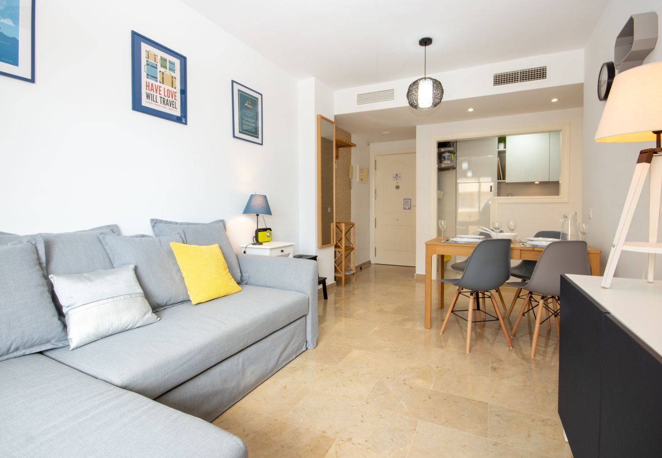 Apartment in Manilva - 2 Bedroom Ground Floor Apartment Alboran Hills,  Aldea Beach, Manilva