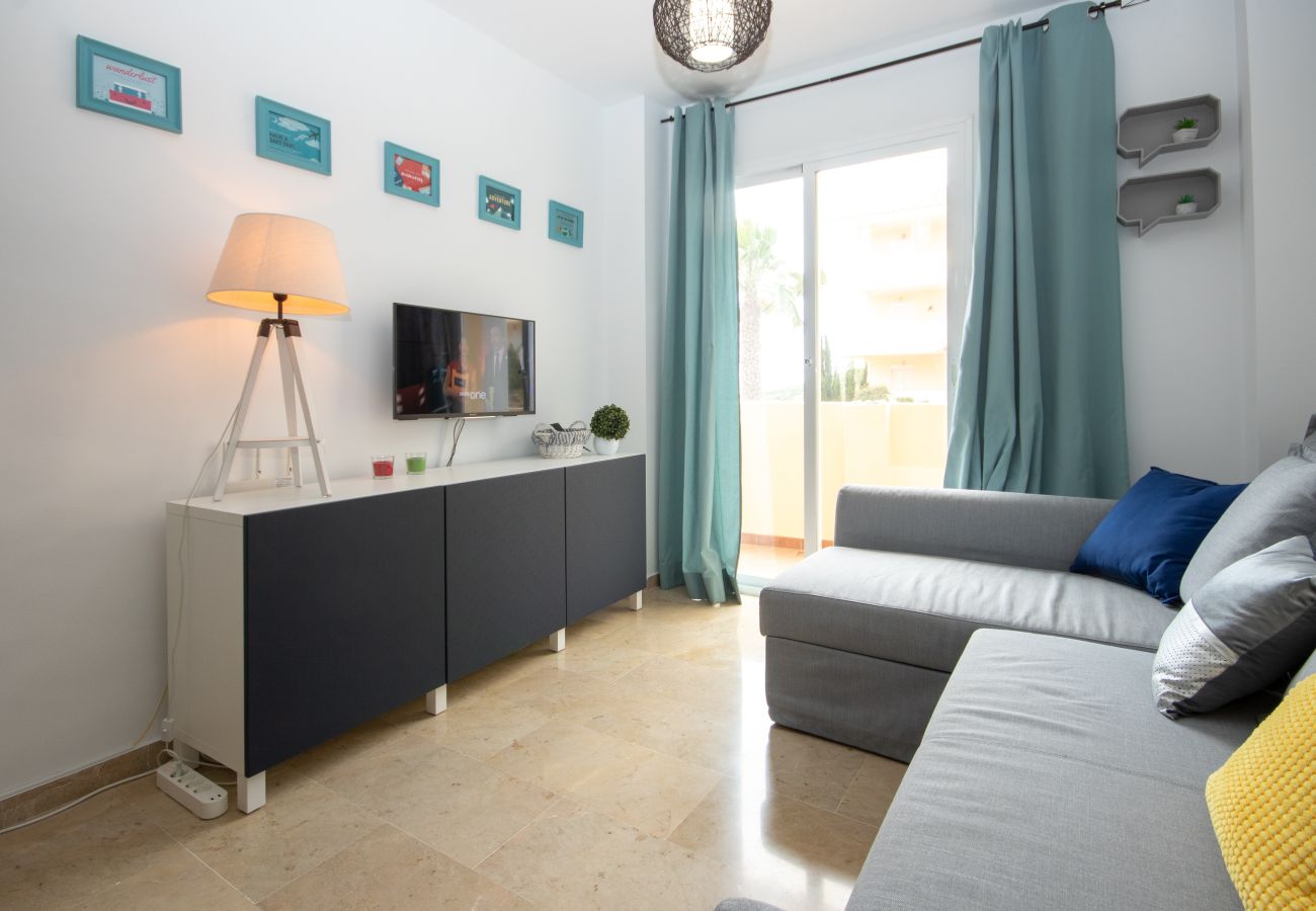 Apartment in Manilva - 2 Bedroom Ground Floor Apartment Alboran Hills,  Aldea Beach, Manilva