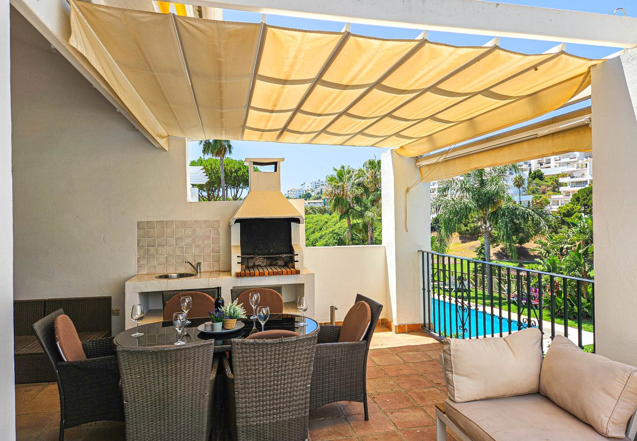 Terraced House in Mijas Costa - 3 bedroom townhouse golf front, Miraflores