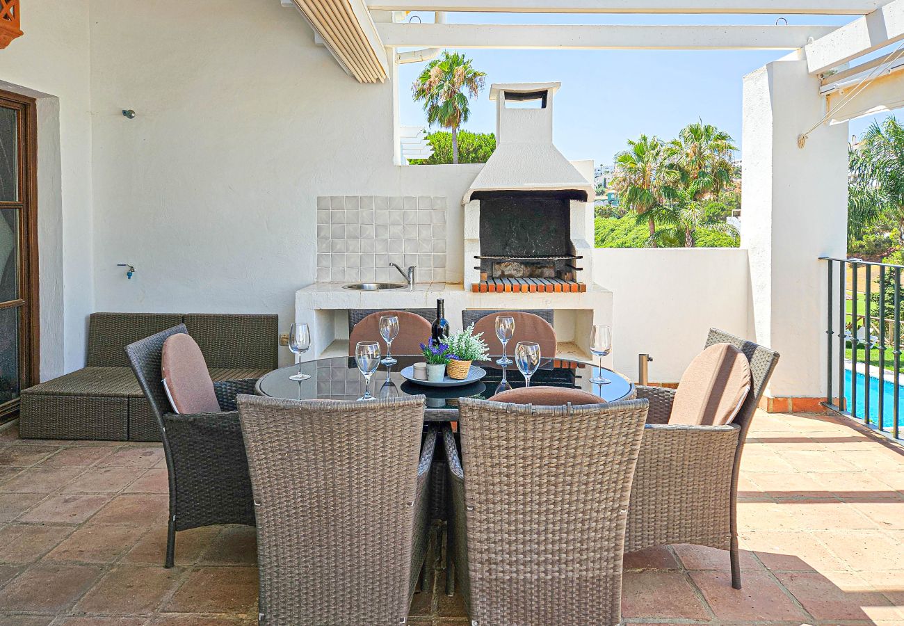 Terraced House in Mijas Costa - 3 bedroom townhouse golf front, Miraflores